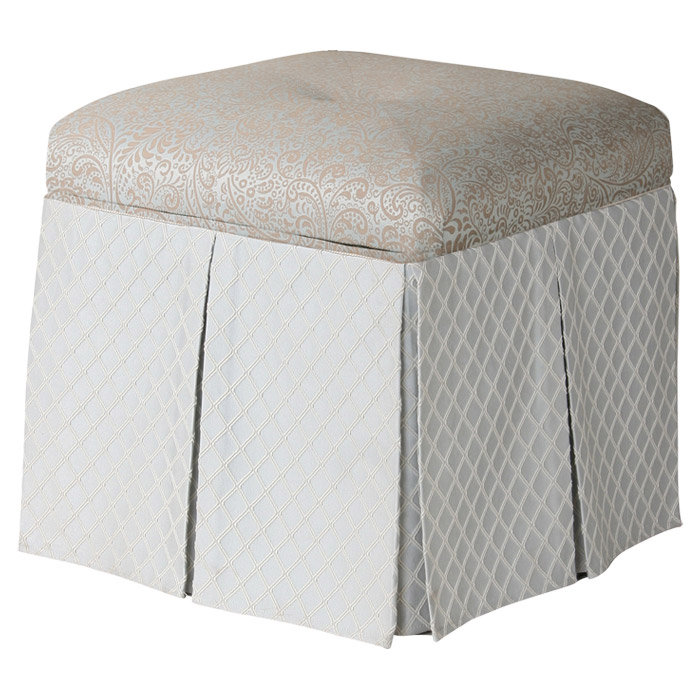 Jennifer Taylor Stacy Square Storage Vanity Stool & Reviews Wayfair